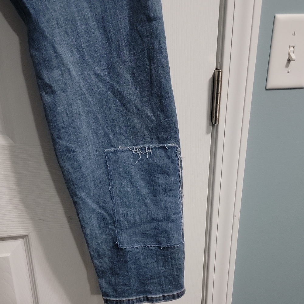 Patchwork Blue Jeans - image 6